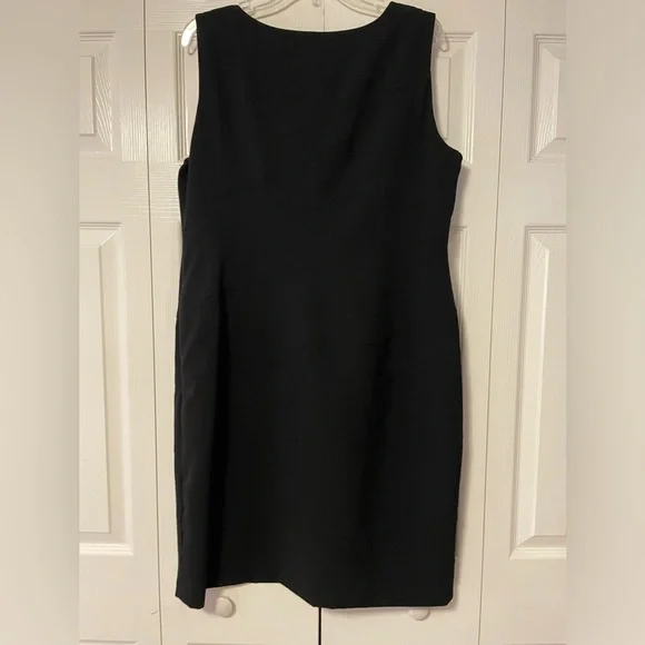 Brand New Calvin Klein Black Sheath Dress - Size 16 - Picture 4 of 7